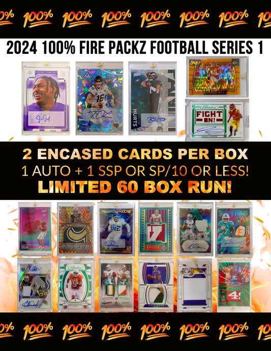 NEW & IMPROVED! 2024 100% FIRE FOOTBALL SERIES 1 - SOLD OUT!