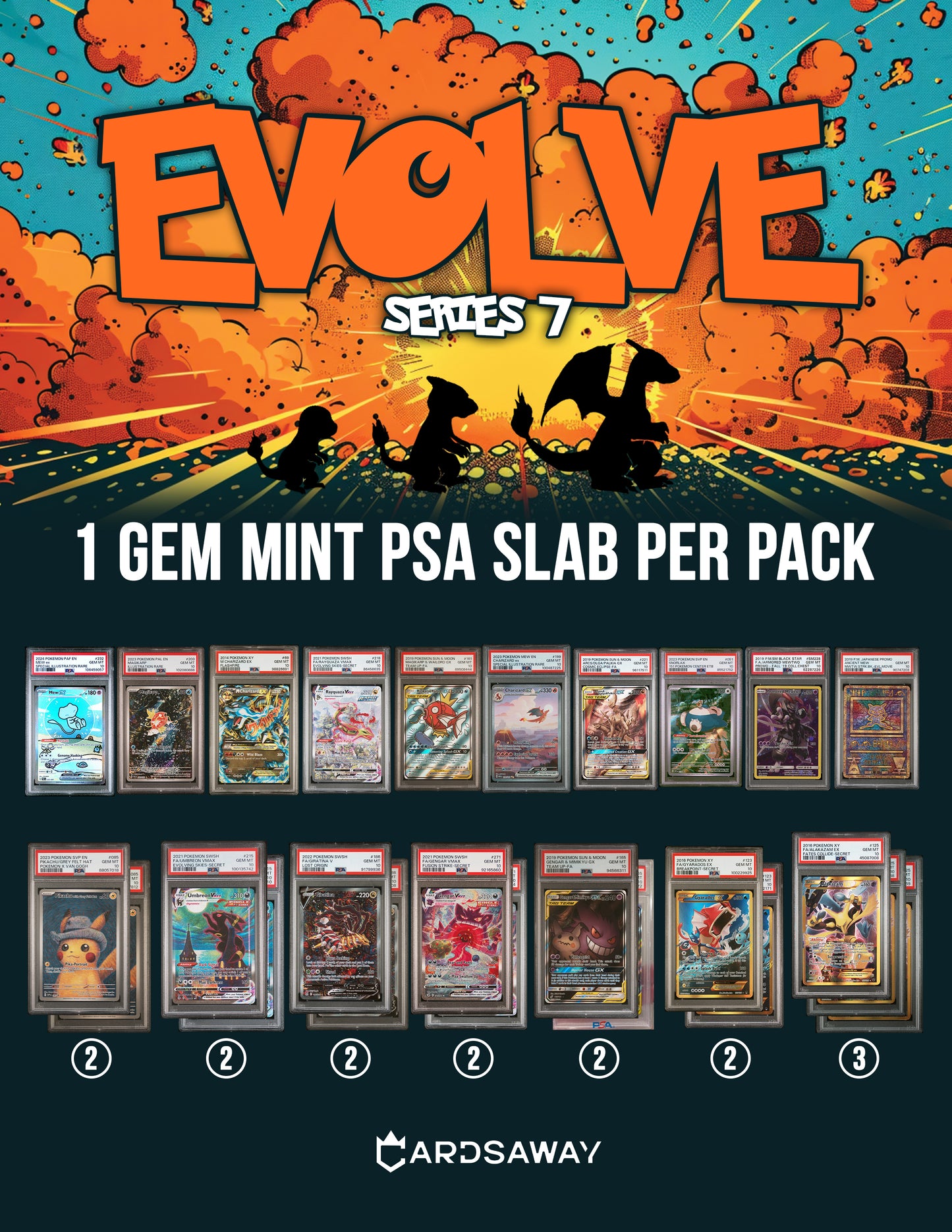 Evolve Pokémon Pack - Series 7