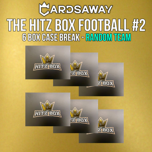 Hitz Box Football Case Break - 6 Box Break - Random Team #2 (GIFT CARDS EXCLUDED)