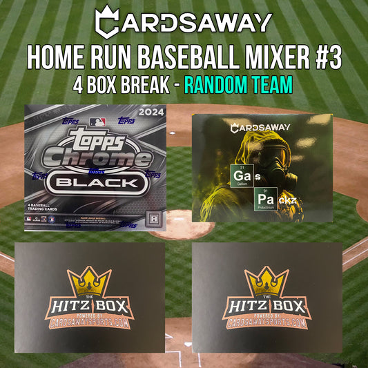 Home Run Baseball Mixer - 4 Box Break - Random Team #3