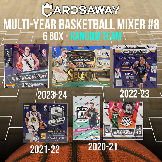 Multi-Year Basketball Mixer - 6 Box Break - Random Team #8