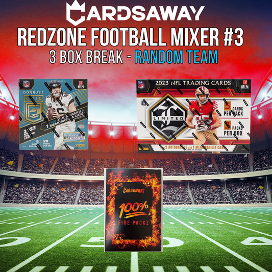 Redzone Football Mixer - 3 Box Break - Random Team #3