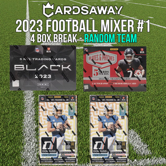 2023 Football Mixer - 4 Box Break - Random Team #1