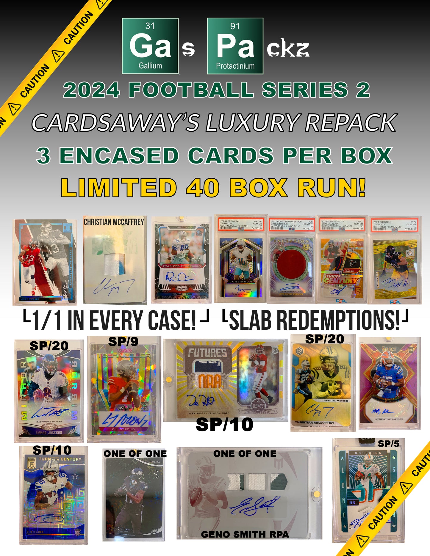 2024 GAS PACKZ FOOTBALL SERIES 2 - SOLD OUT IN 1 DAY!