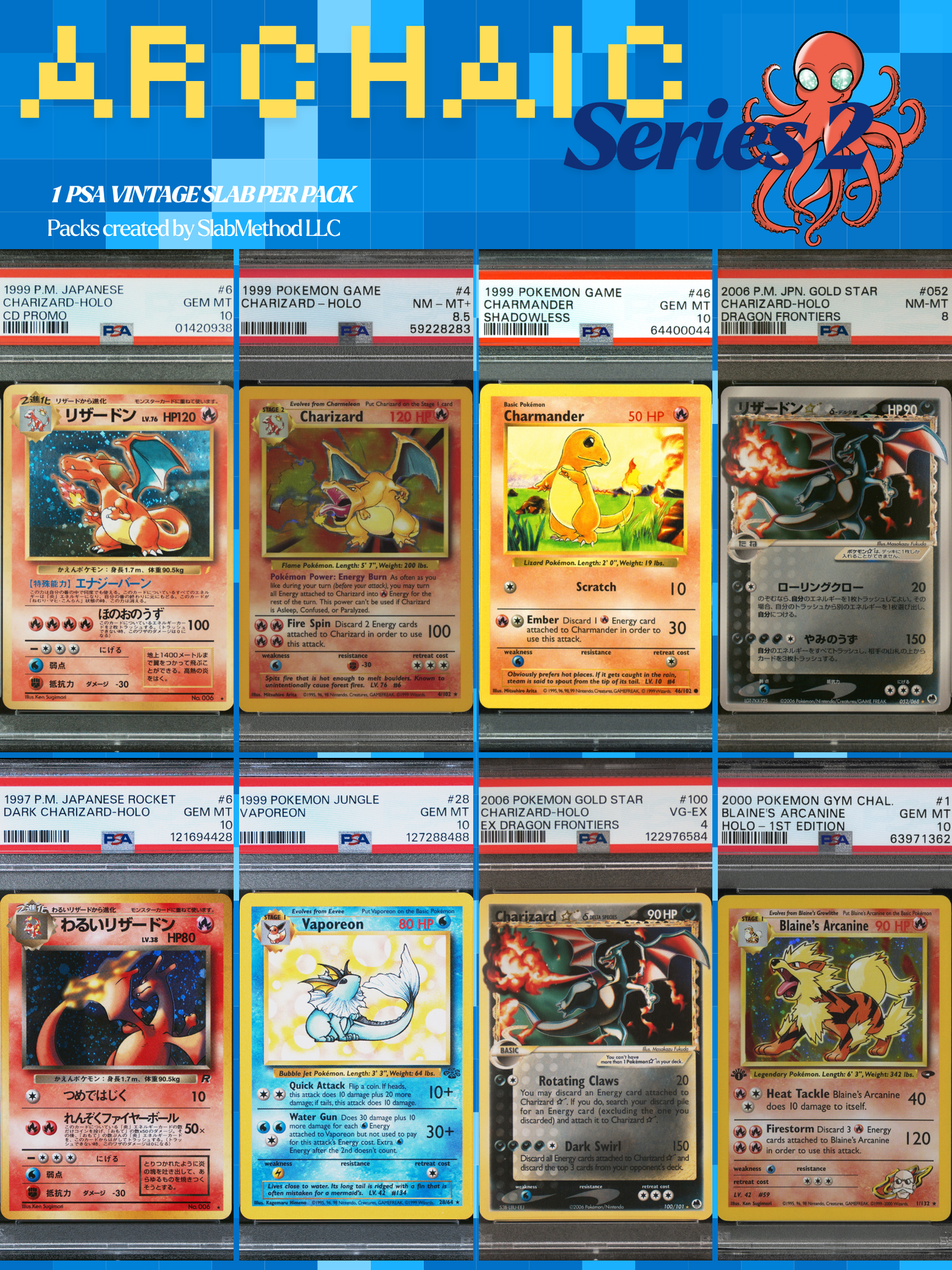 Archaic Pokémon Pack Series 2 - (1) Vintage PSA Slab