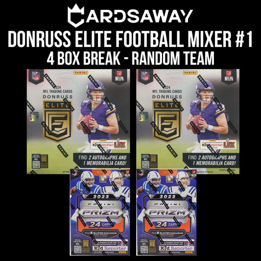 Donruss Elite Football Mixer - 4 Box Break - Random Team #1