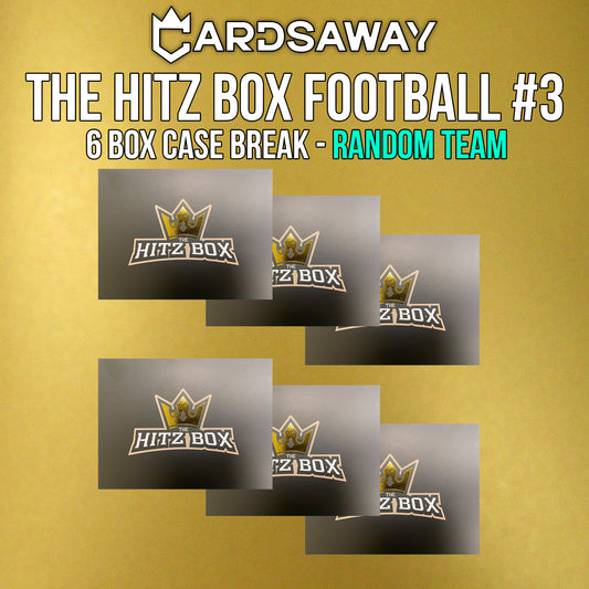 Hitz Box Football Case Break - 6 Box Break - Random Team #3 (GIFT CARDS EXCLUDED)