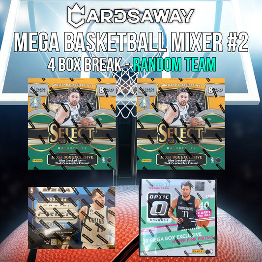 Mega Basketball Mixer - 4 Box Break - Random Team #2