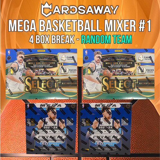 Mega Basketball Mixer - 4 Box Break - Random Team #1