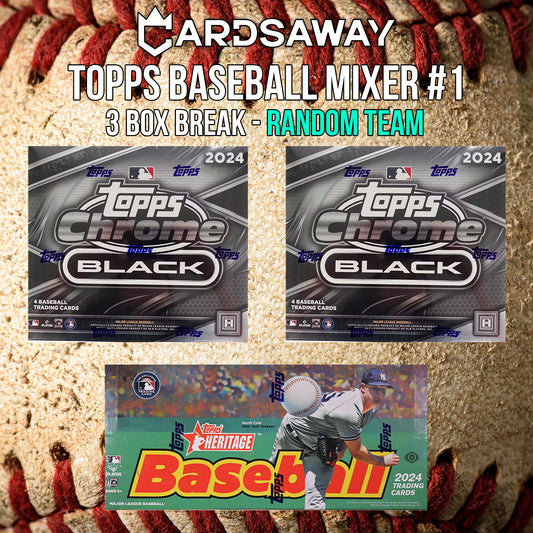 Topps Baseball Mixer - 3 Box Break - Random Team #1