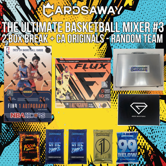 The Ultimate Basketball Mixer - 2 Box Break + Cardsaway Originals - Random Team #3