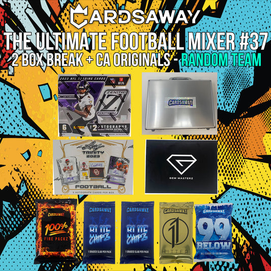 The Ultimate Football Mixer - 2 Box Break + Cardsaway Originals - Random Team #37